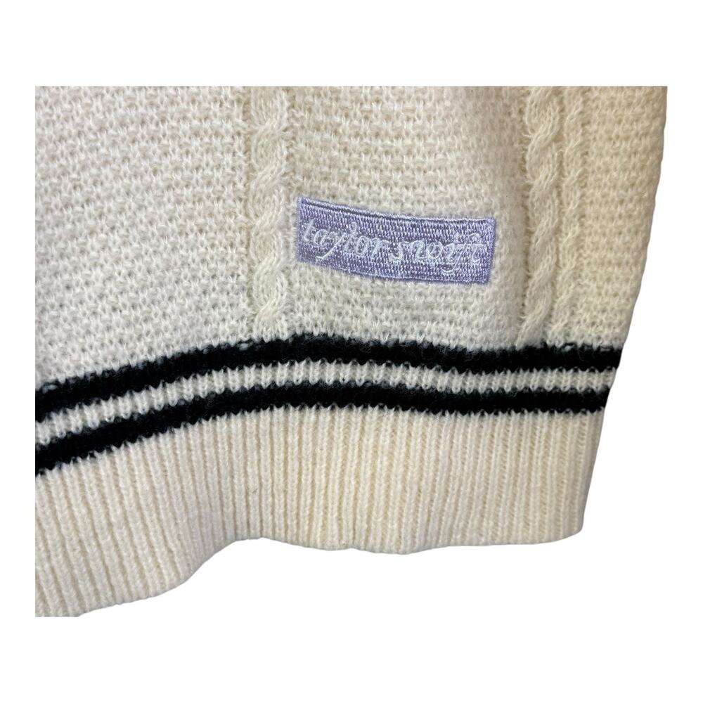 Taylor Swift Cream Sweater with Black Trim - Picture 5 of 12